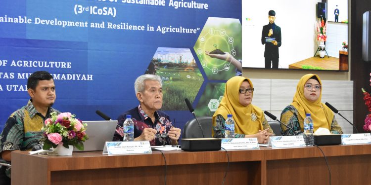 Fakultas Pertanian UMSU Sukses Menggelar 3rd International Conference of Sustainable Agriculture (ICoSA)