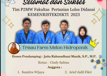 Mahasiswa Fakultas Pertanian Lolos Pendanaan KEMENRISTEKDIKTI 2023 pada Program Program Pengembangan Mahasiswa Wirausaha