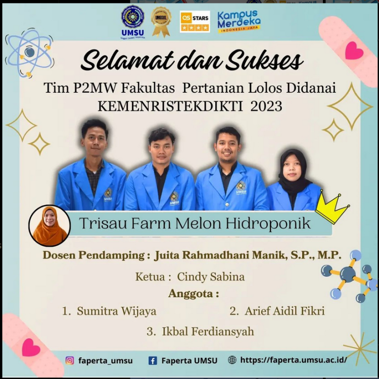 Mahasiswa Fakultas Pertanian Lolos Pendanaan KEMENRISTEKDIKTI 2023 pada ...