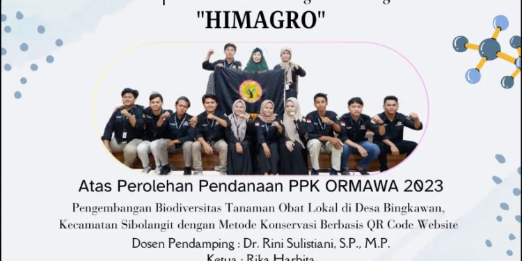 Himpunan Mahasiswa Agroteknologi “HIMAGRO” Lolos Pendanaan PPK ORMAWA