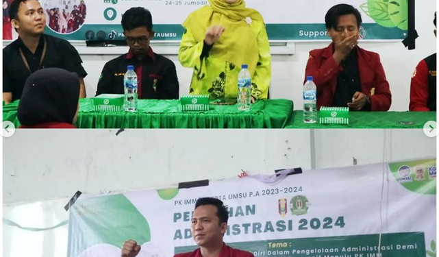 Pimpinan Komisariat Ikatan Mahasiswa Muhammadiyah (PK IMM) FAPERTA UMSU Mengadakan Pelatihan Administrasi