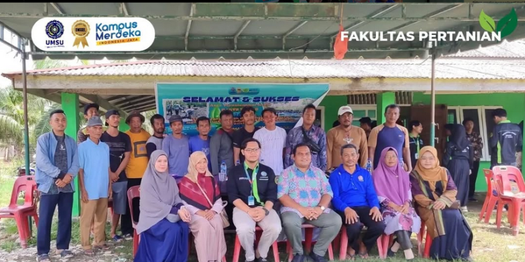 HIMAGRI UMSU Melaksanakan Bakti Tani IX dan Penyuluhan Pertanian di Desa Tanjung Rejo