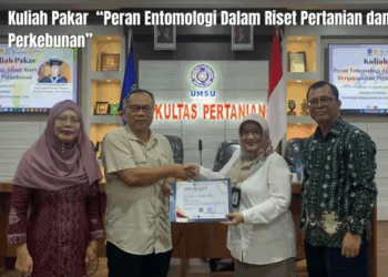 FAPERTA UMSU Gelar Kuliah Pakar Bahas Peran Entomologi dalam Pertanian Berkelanjutan