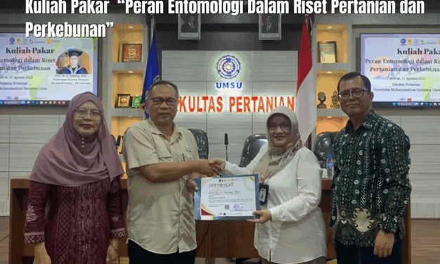 FAPERTA UMSU Gelar Kuliah Pakar Bahas Peran Entomologi dalam Pertanian Berkelanjutan