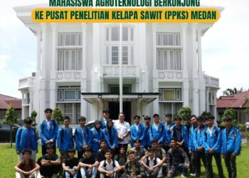 Mahasiswa Agroteknologi UMSU Belajar Morfologi Tumbuhan Langsung di PPKS