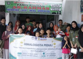 Wujud Kepedulian, HIMALOGISTA UMSU Salurkan Bantuan ke Panti Asuhan