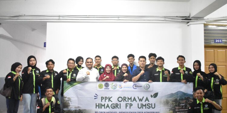 Raih Pendanaan 2026, Tim PPK ORMAWA HIMAGRI Faperta UMSU Resmi Dilepas untuk Mengabdi di Desa Mekar Sawit