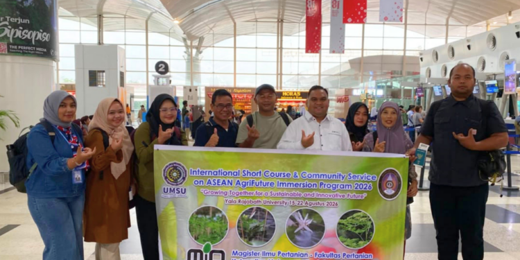 Mahasiswa Magister Ilmu Pertanian Faperta UMSU Ikuti ASEAN AgriFuture Immersion Program 2026 di Thailand